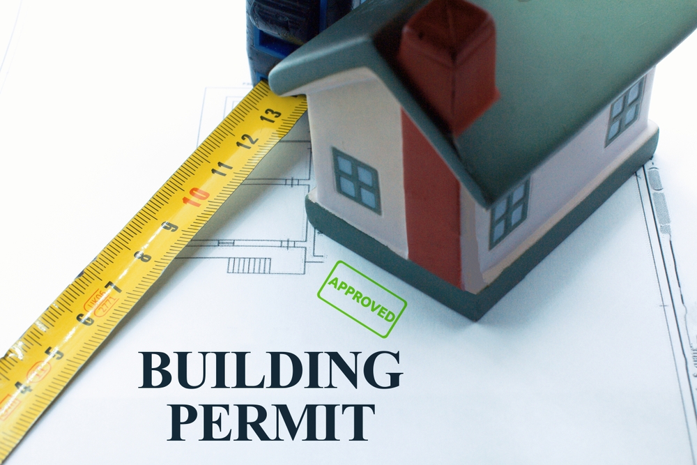 Buildings,Permit,Concept,With,Residential,Building,Project,Against,An,Imaginary