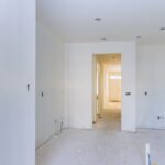 Finishing,Painting,Decorating,Work,In,New,Residence,In,Preparation,For